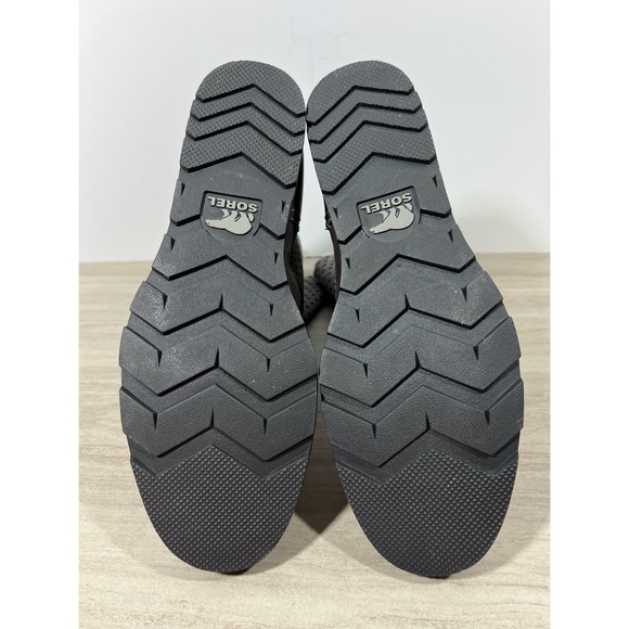 Sorel Major Pull On Boot Brown Leather Perforated Womens Sz 8 - Picture 9 of 9